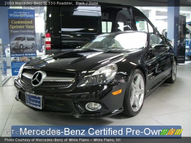 2009 Mercedes-Benz SL 550 Roadster in Black