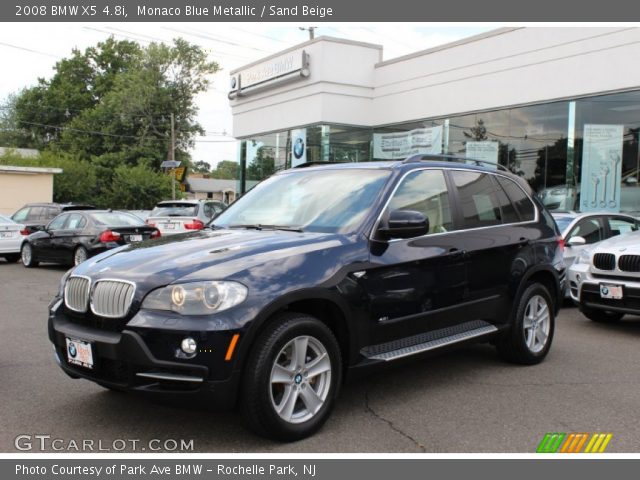 2008 BMW X5 4.8i in Monaco Blue Metallic