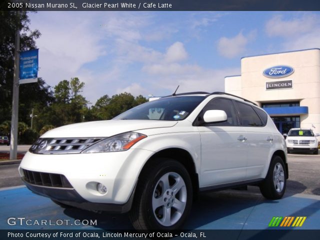 2005 Nissan Murano SL in Glacier Pearl White