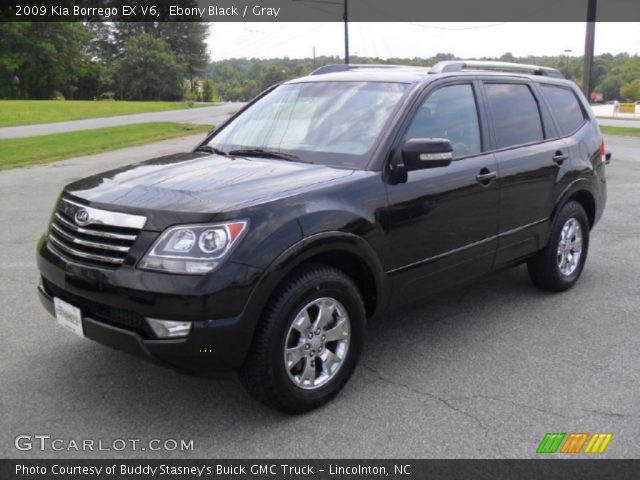 2009 Kia Borrego EX V6 in Ebony Black