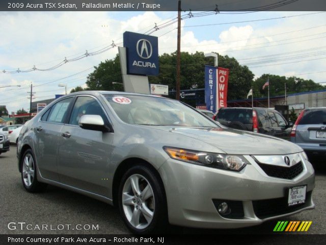 2009 Acura TSX Sedan in Palladium Metallic