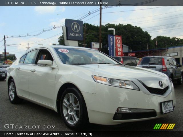 2010 Acura TL 3.5 Technology in White Diamond Pearl