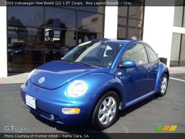 2003 Volkswagen New Beetle GLS 1.8T Coupe in Blue Lagoon Metallic