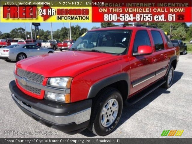 2006 Chevrolet Avalanche LT in Victory Red