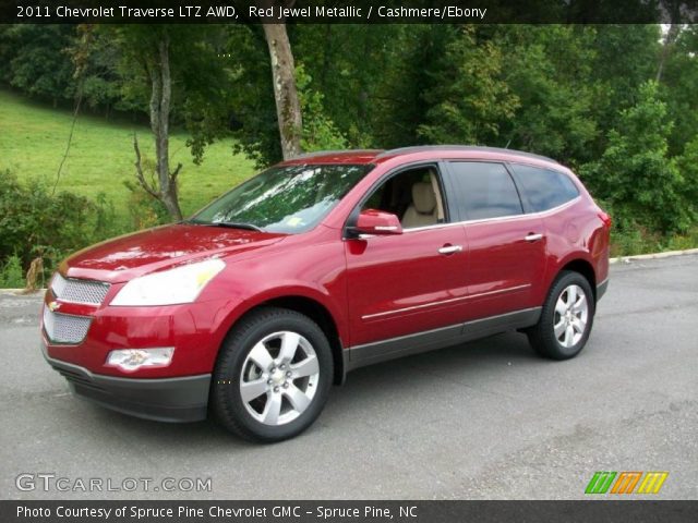 2011 Chevrolet Traverse LTZ AWD in Red Jewel Metallic