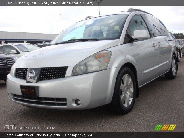 2005 Nissan Quest 3.5 SE in Silver Mist Metallic