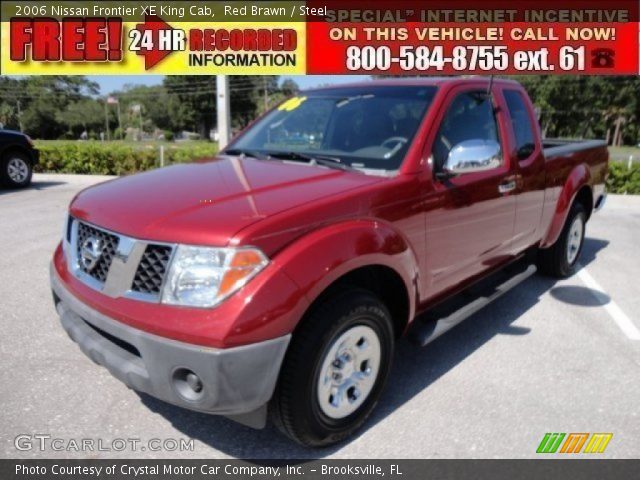 2006 Nissan Frontier XE King Cab in Red Brawn