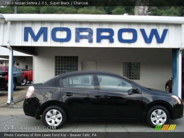 2009 Nissan Sentra 2.0 S in Super Black