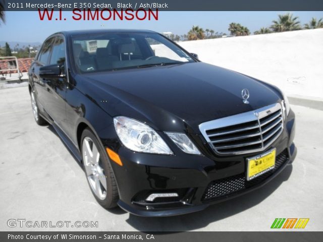 2011 Mercedes-Benz E 350 Sedan in Black