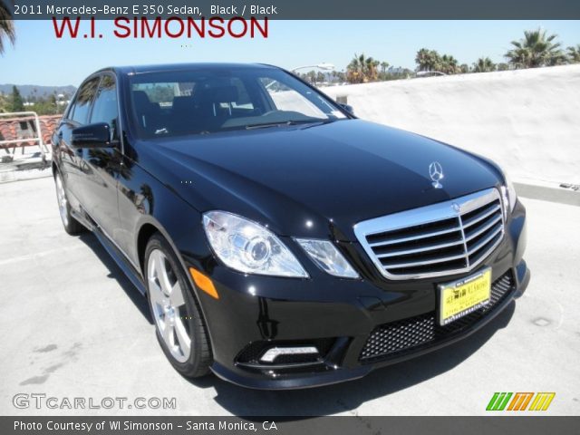 2011 Mercedes-Benz E 350 Sedan in Black