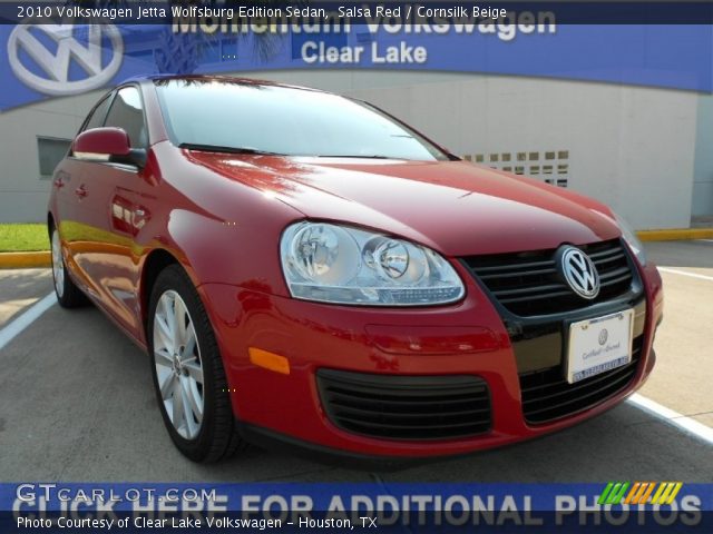 2010 Volkswagen Jetta Wolfsburg Edition Sedan in Salsa Red