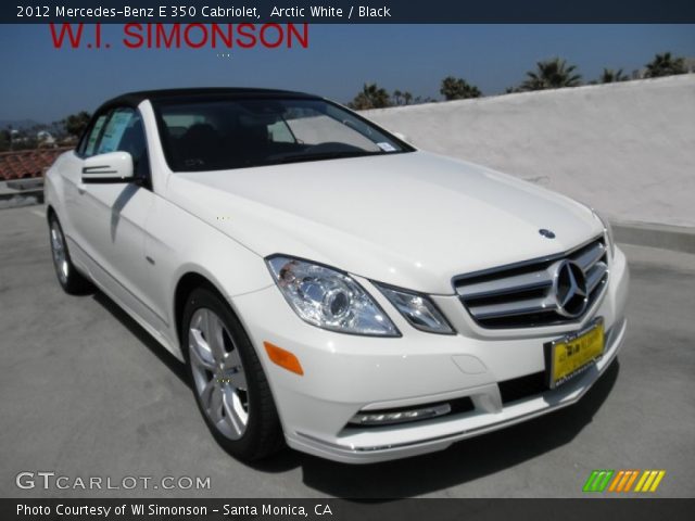 2012 Mercedes-Benz E 350 Cabriolet in Arctic White