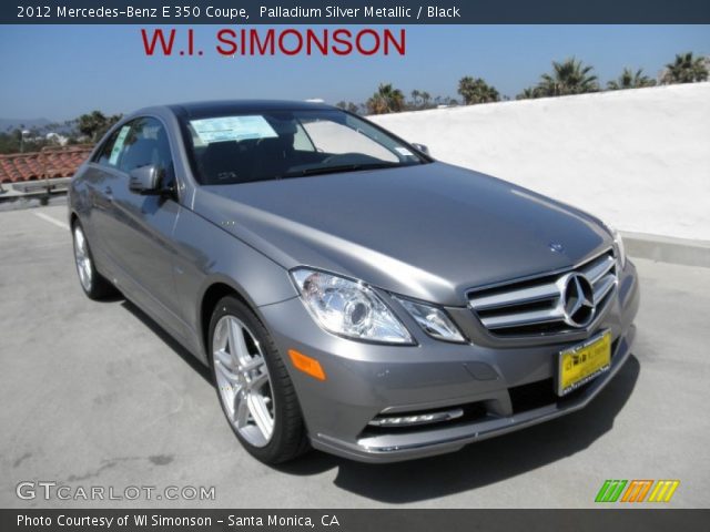 2012 Mercedes-Benz E 350 Coupe in Palladium Silver Metallic