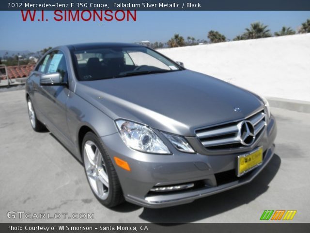 2012 Mercedes-Benz E 350 Coupe in Palladium Silver Metallic