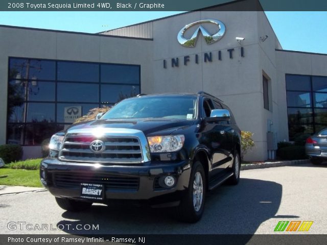 2008 Toyota Sequoia Limited 4WD in Black