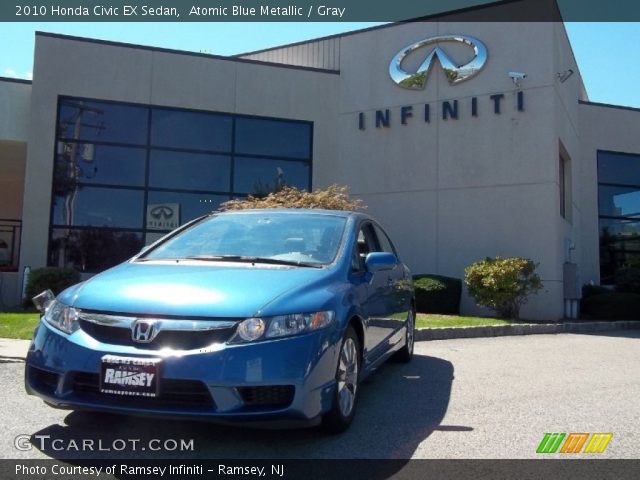 2010 Honda Civic EX Sedan in Atomic Blue Metallic