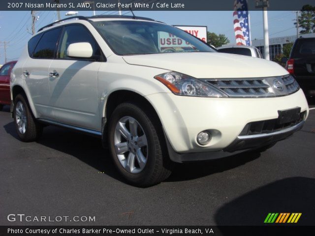2007 Nissan Murano SL AWD in Glacier Pearl White
