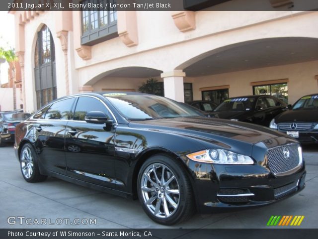 2011 Jaguar XJ XJL in Ebony Black