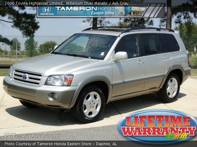 2006 Toyota Highlander Limited in Millenium Silver Metallic