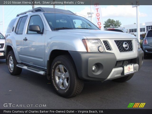 2010 Nissan Xterra X 4x4 in Silver Lightning Metallic