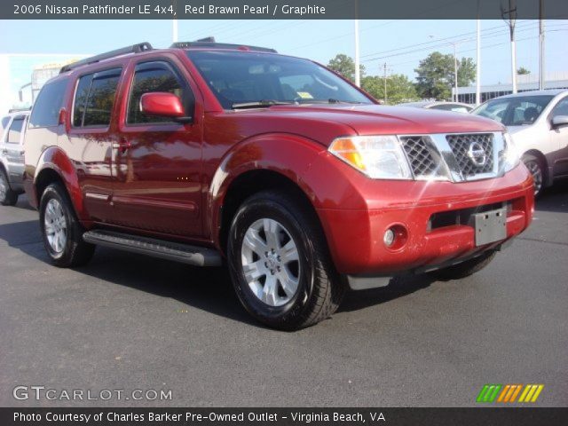 2006 Nissan Pathfinder LE 4x4 in Red Brawn Pearl