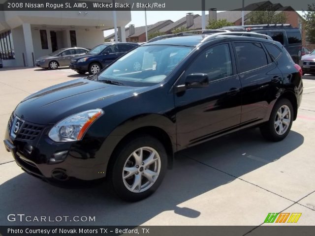 2008 Nissan Rogue SL AWD in Wicked Black