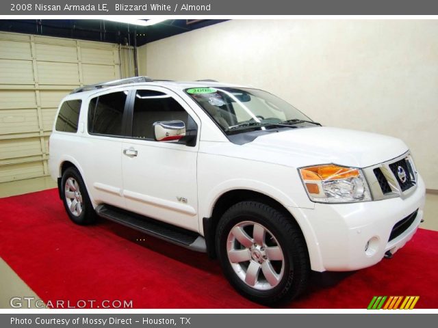 2008 Nissan Armada LE in Blizzard White