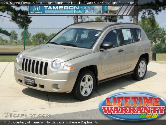 2010 Jeep Compass Sport in Light Sandstone Metallic