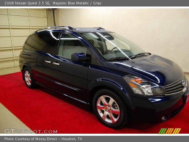 2008 Nissan Quest 3.5 SE in Majestic Blue Metallic