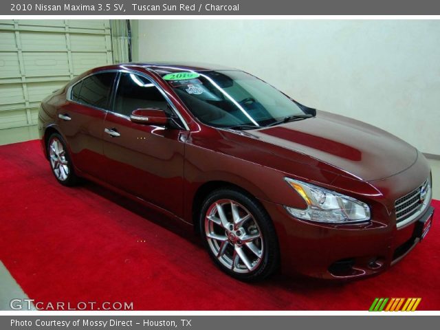 2010 Nissan Maxima 3.5 SV in Tuscan Sun Red