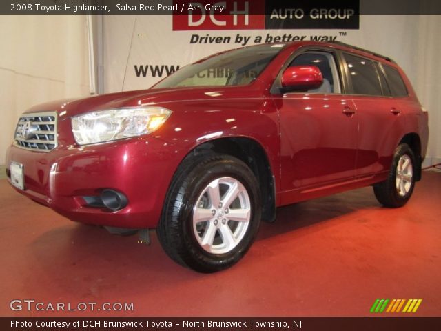 2008 Toyota Highlander  in Salsa Red Pearl