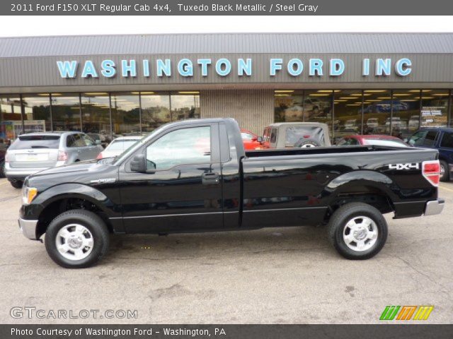 2011 Ford F150 XLT Regular Cab 4x4 in Tuxedo Black Metallic