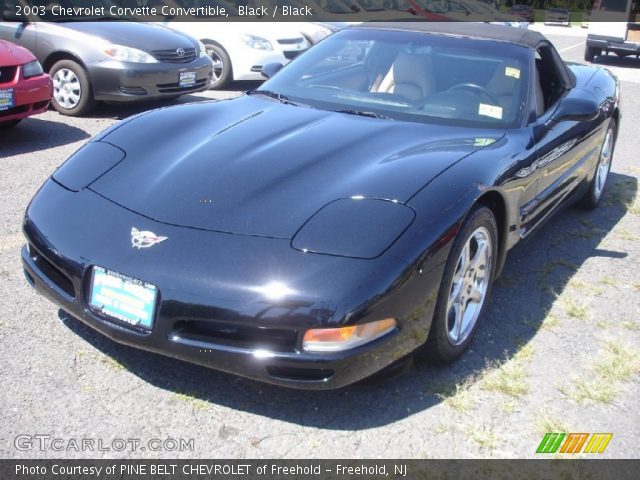 2003 Chevrolet Corvette Convertible in Black