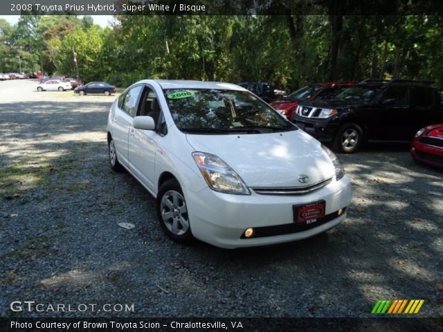 2008 Toyota Prius Hybrid in Super White
