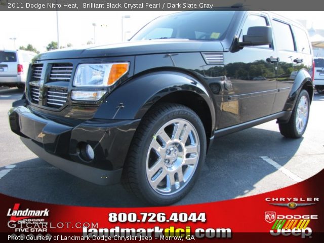 2011 Dodge Nitro Heat in Brilliant Black Crystal Pearl