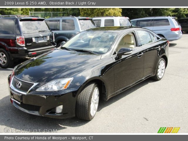 2009 Lexus IS 250 AWD in Obsidian Black