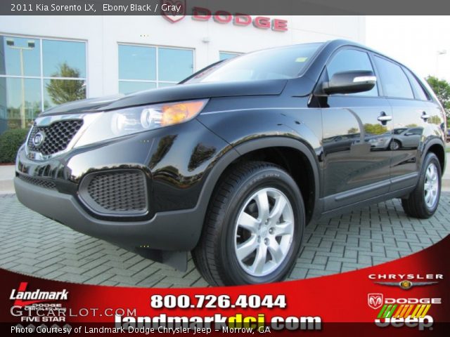2011 Kia Sorento LX in Ebony Black