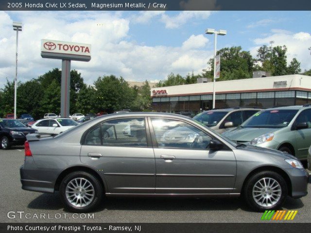 2005 Honda Civic LX Sedan in Magnesium Metallic