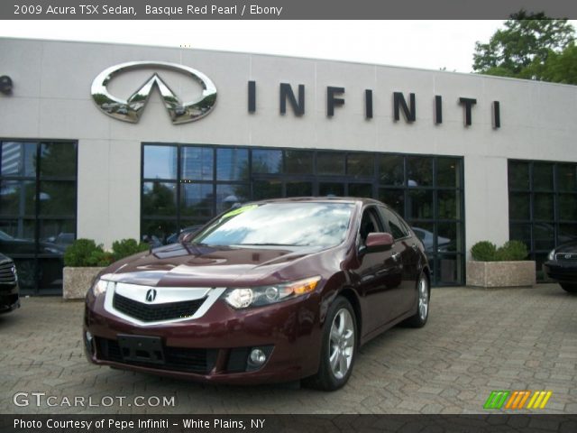 2009 Acura TSX Sedan in Basque Red Pearl