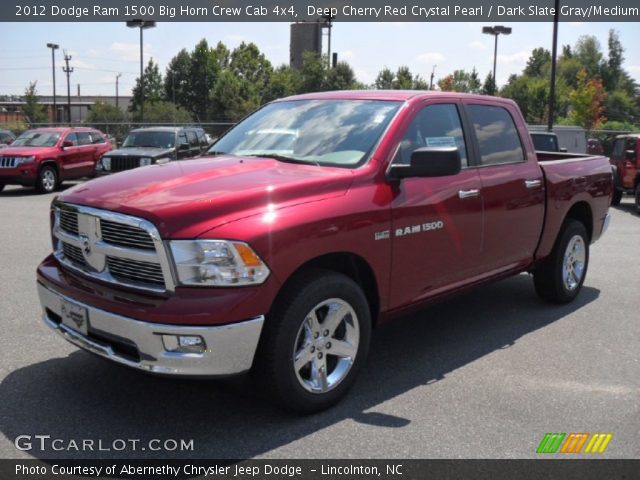 2012 Dodge Ram 1500 Big Horn Crew Cab 4x4 in Deep Cherry Red Crystal Pearl