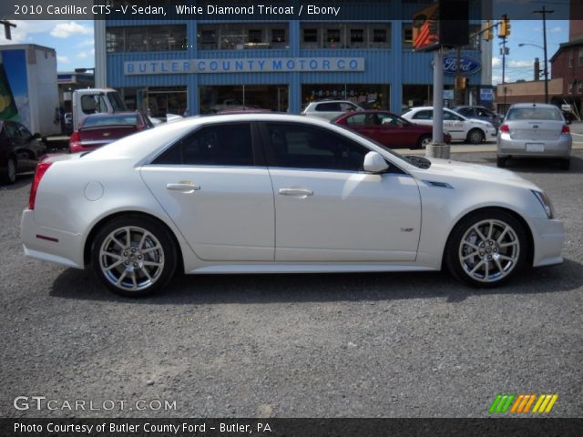 2010 Cadillac CTS -V Sedan in White Diamond Tricoat