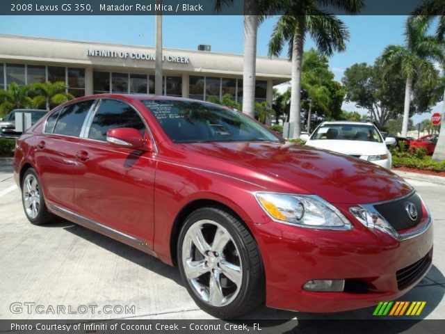 2008 Lexus GS 350 in Matador Red Mica