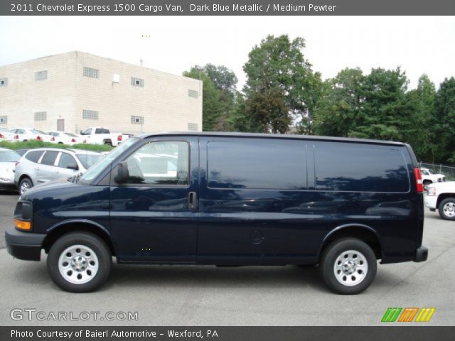 2011 Chevrolet Express 1500 Cargo Van in Dark Blue Metallic
