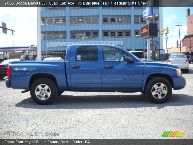 2005 Dodge Dakota SLT Quad Cab 4x4 in Atlantic Blue Pearl