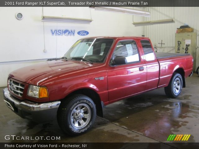 2001 Ford Ranger XLT SuperCab in Toreador Red Metallic