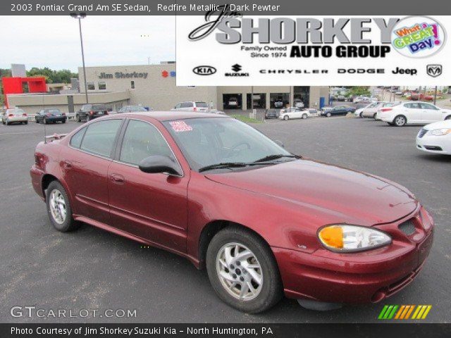 2003 Pontiac Grand Am SE Sedan in Redfire Metallic