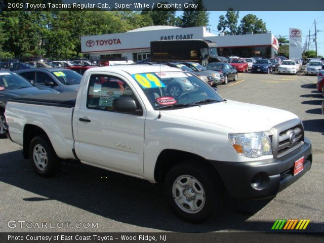 2009 Toyota Tacoma Regular Cab in Super White