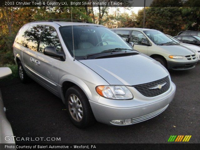 2003 Chrysler Town & Country LXi in Bright Silver Metallic