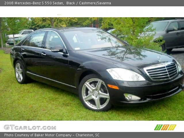 2008 Mercedes-Benz S 550 Sedan in Black