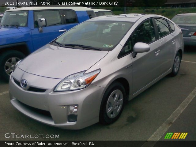 2011 Toyota Prius Hybrid III in Classic Silver Metallic
